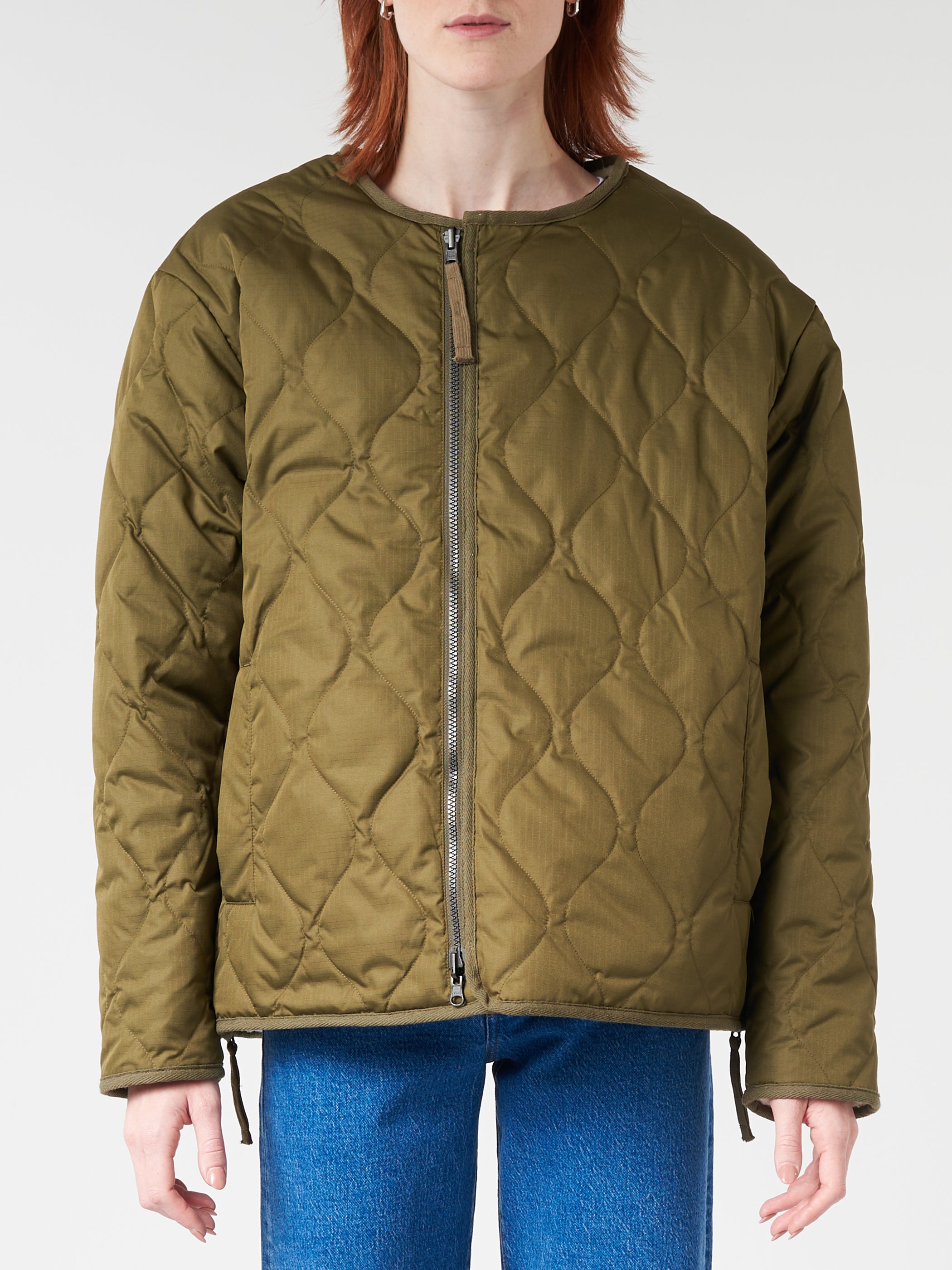 Military Reversible Crew Neck Down Jacket