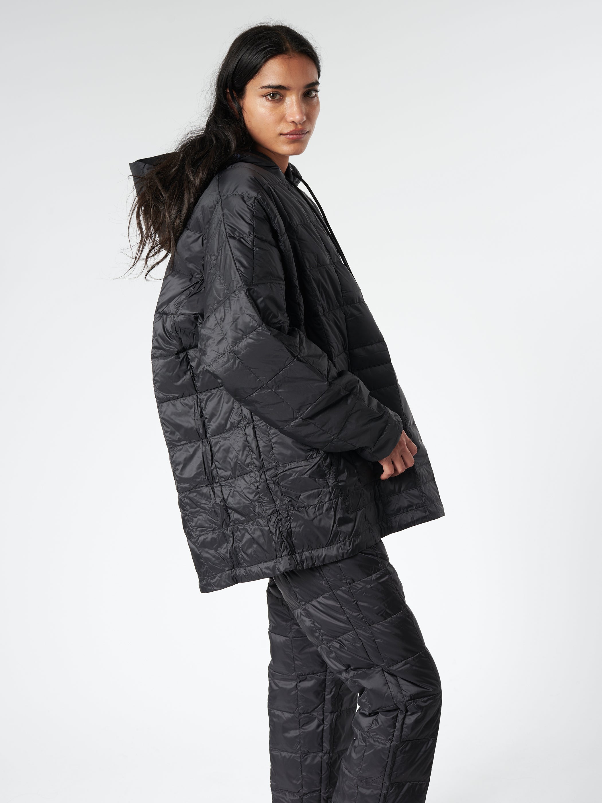 Oversized Down Hoodie