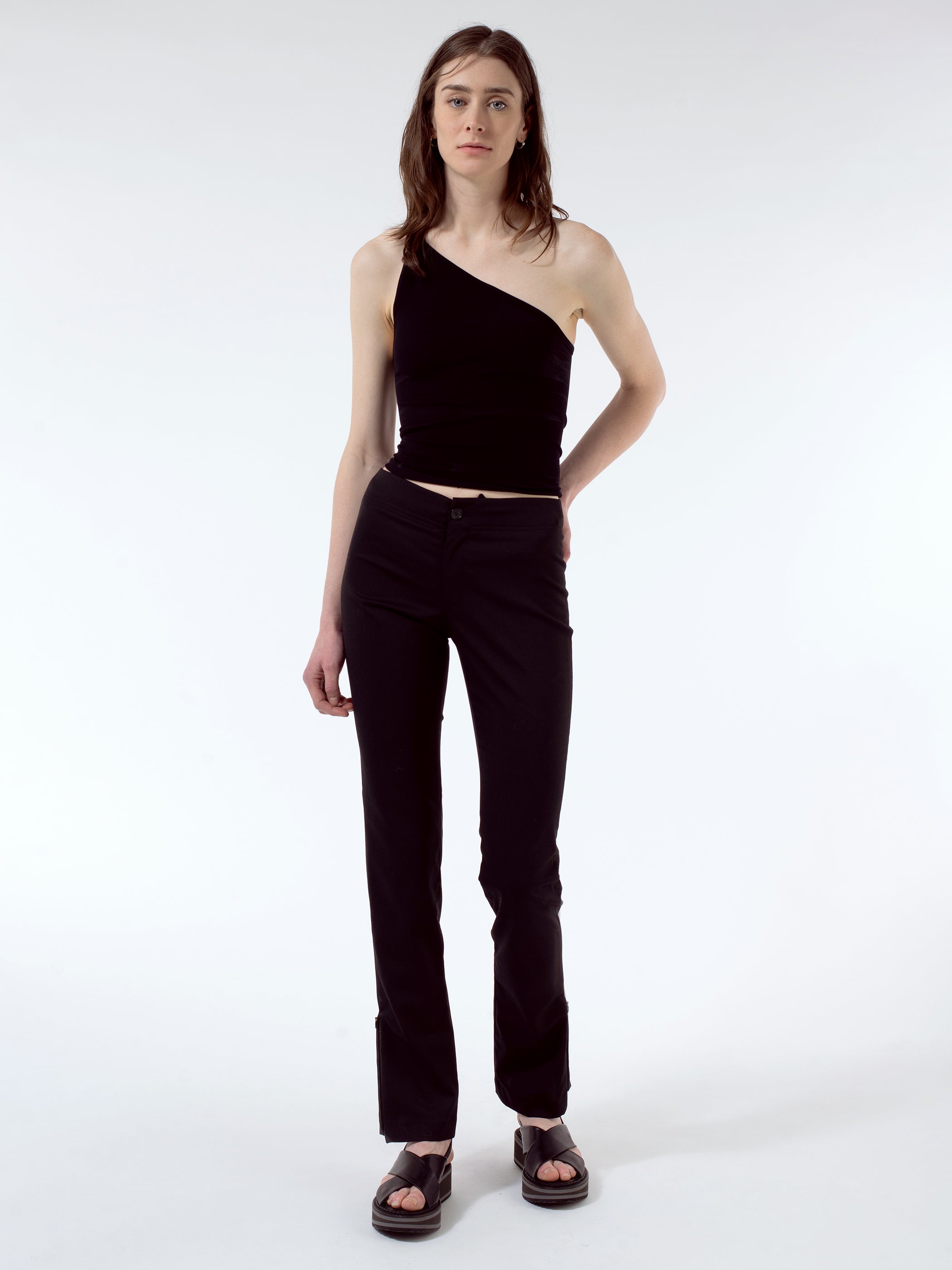 Slim Zip Trousers