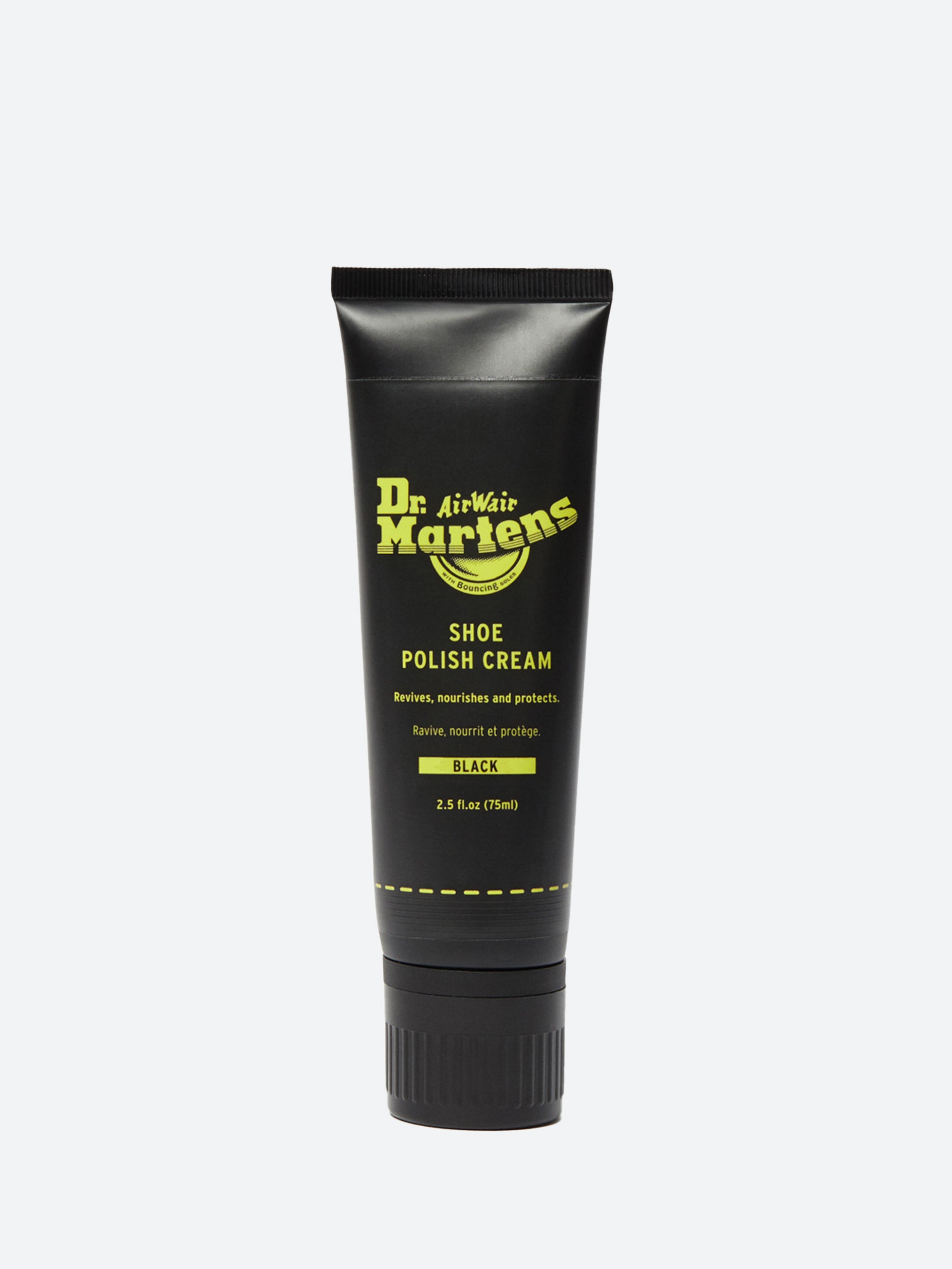 Black Shoe Polish Cream 75ml Tube