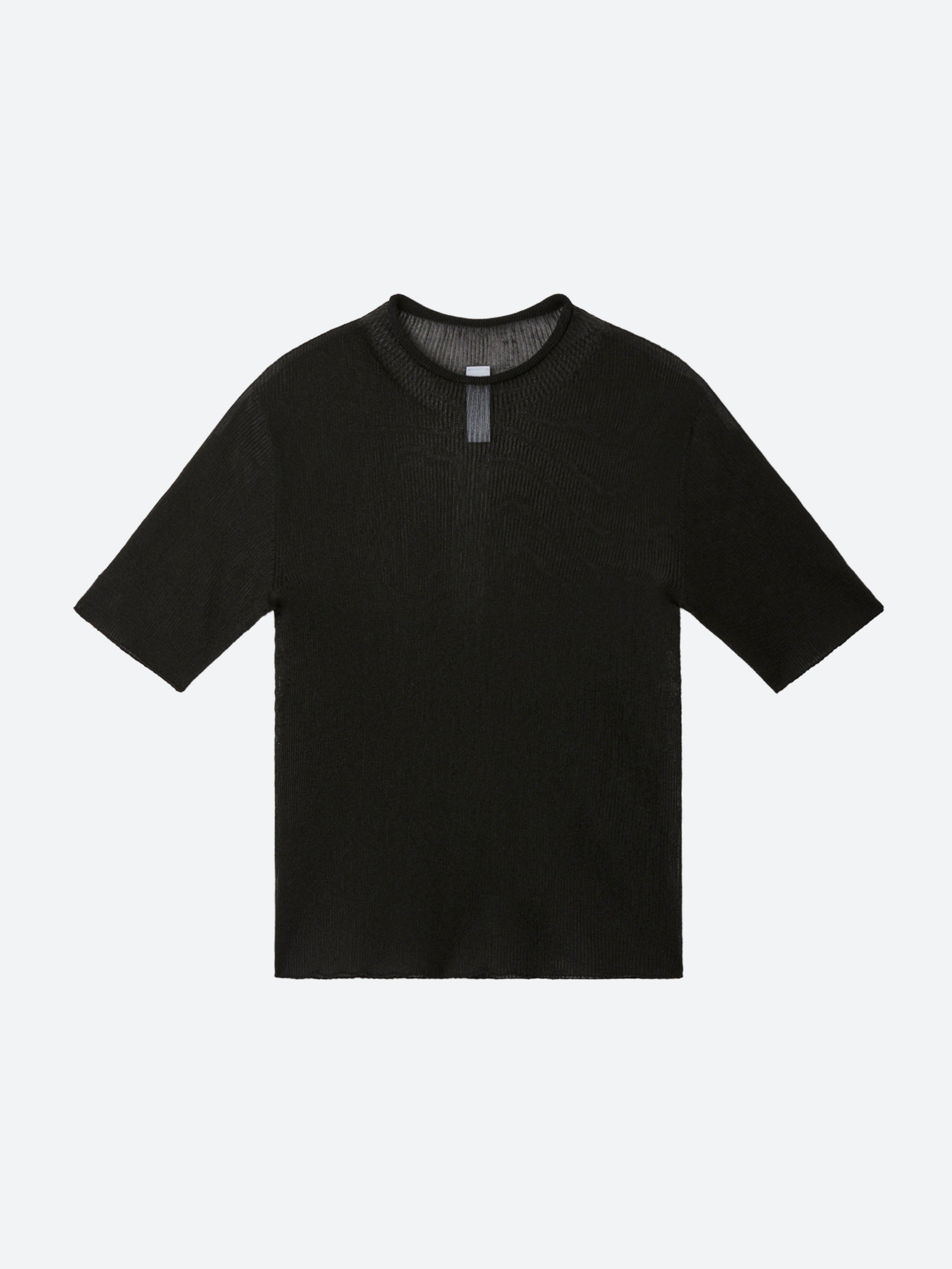Portrait Lucent Short Sleeve Top