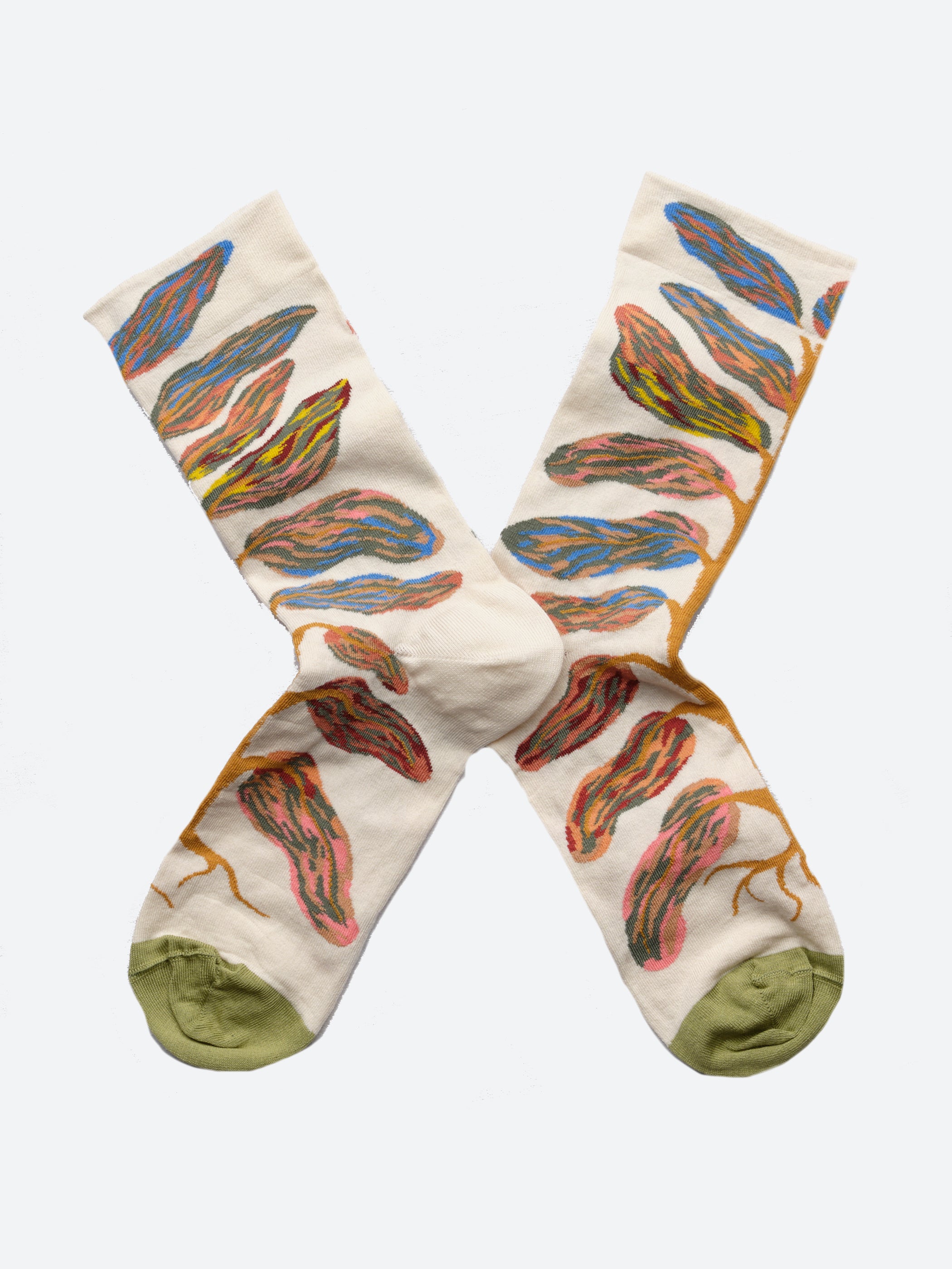Natural Leaves Sock