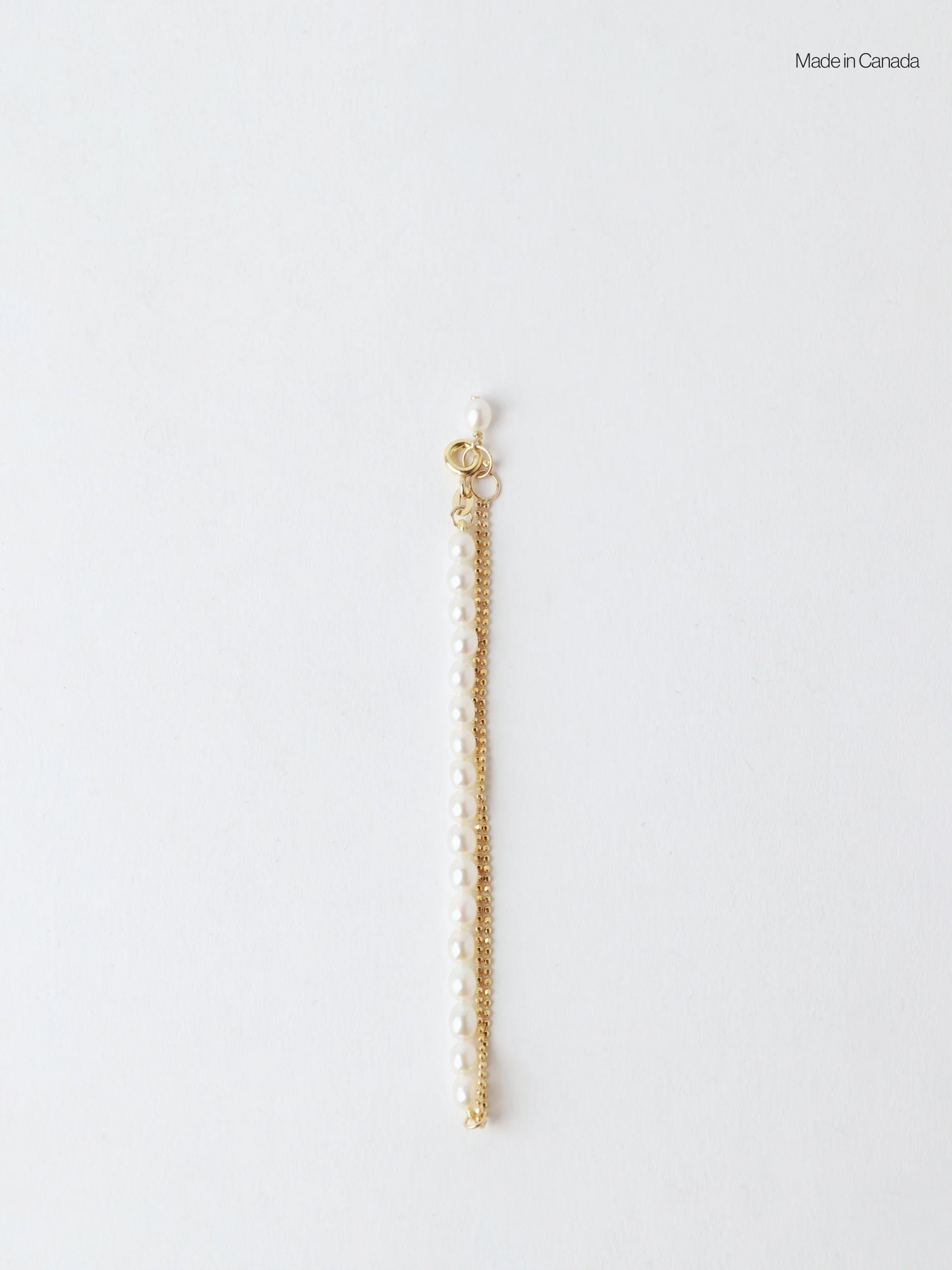 Keshi Pearl Bead Chain Bracelet