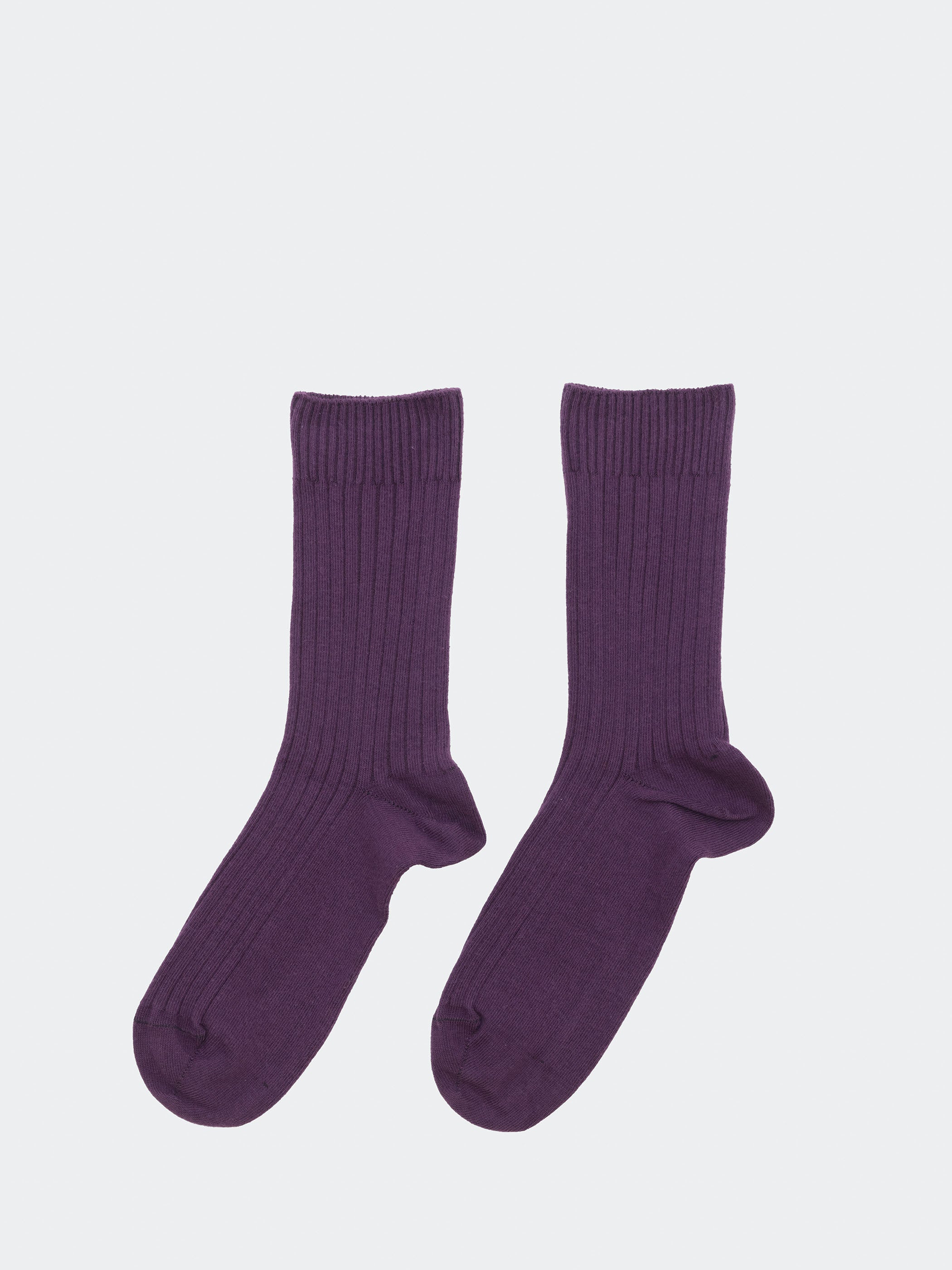 Rib Overankle Socks