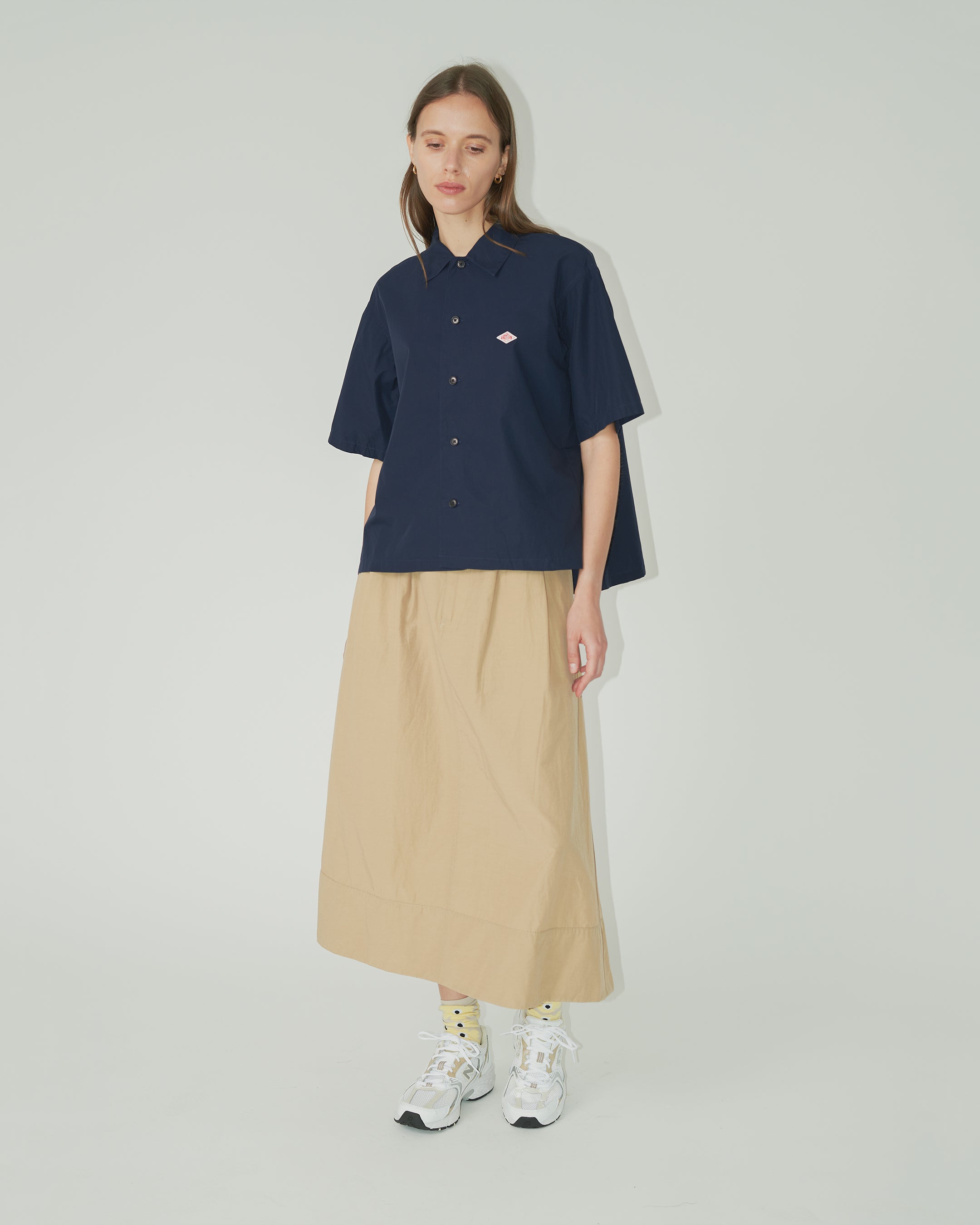 Women's Cotton Poplin Half Sleeve Shirt