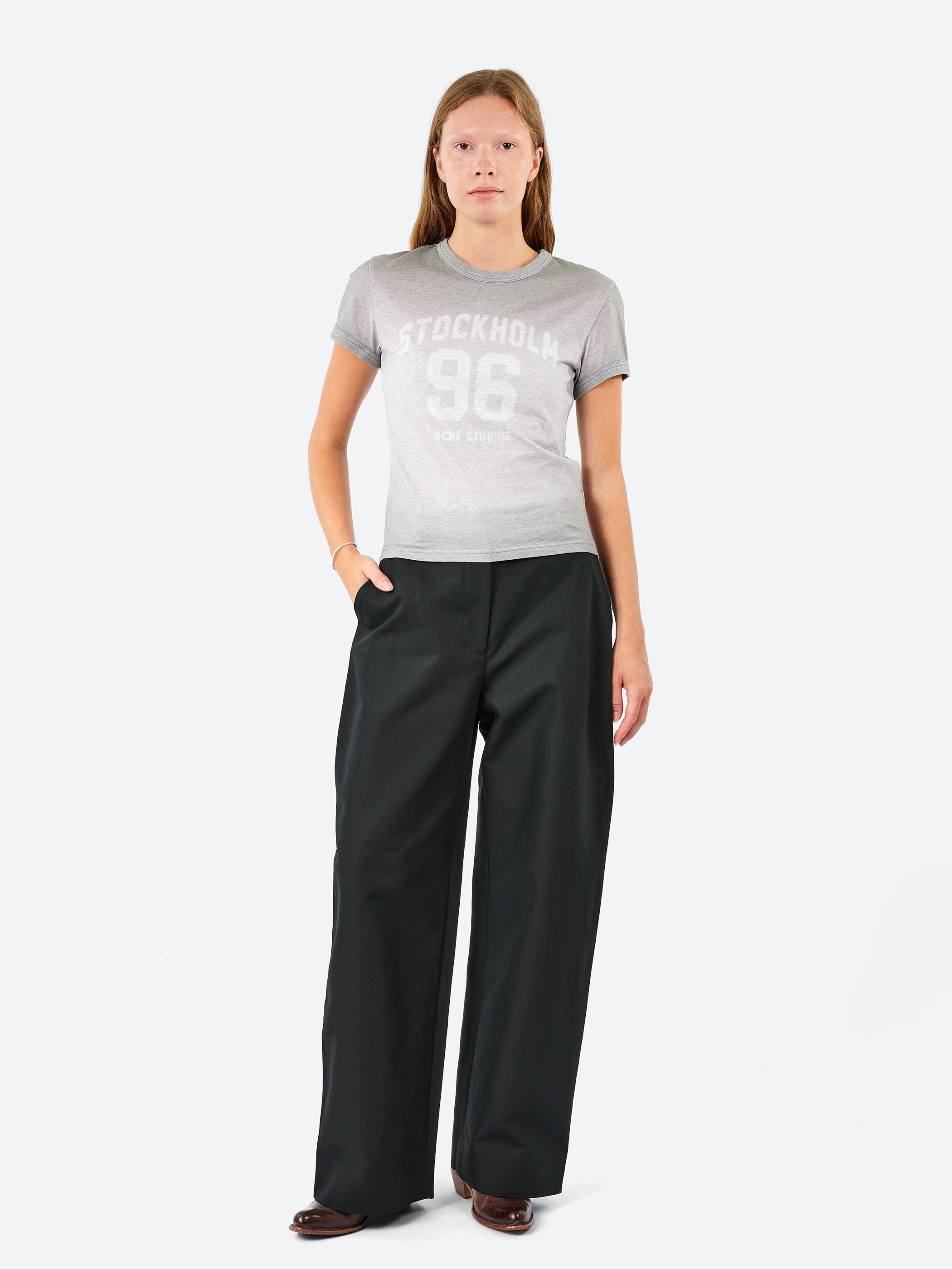 Tailored Satin Trousers